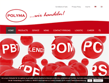 Tablet Screenshot of polyma-kunststoff.de